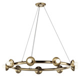 Elstead Palta Pendelleuchte E14 9-fach Champagnerbronze Champagnergold