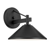 Elstead Ripley Außenwandleuchte E27 IP44 Schwarz Alu 24cm