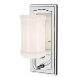 Elstead Vetivene LED Bad-Wandleuchte G9 IP44 Chrom poliert Stahl Opalglas 31cm