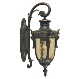Elstead Philadelphia Außen-Wandleuchte E27 52cm Alte Bronze IP44