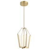 Elstead Calters LED Hängeleuchte 50cm Champagner-Gold
