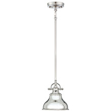 Elstead Emery Hängeleuchte E27 22cm Imperial Silber