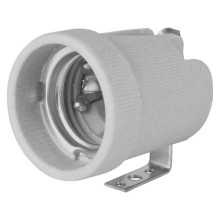Emos Lampenfassung E27 Keramik Einbau Weiß A2940