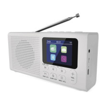 Emos Radio tragbar Bluetooth DAB+ FM Weiß E0091
