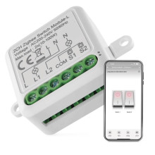 Emos GoSmart Schaltermodul IP-2104SZ ZigBee 2-Kanal ohne N-Draht H5104