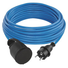 Emos Verlängerungskabel Außen wetterfest 10m 1,5mm² Blau PVC IP44 P01510W