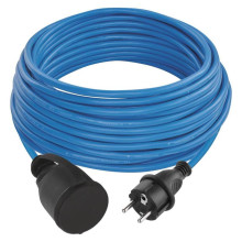 Emos Verlängerungskabel Außen wetterfest 20m 1,5mm² Blau PVC IP44 P01520W