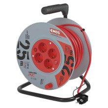 Emos Kabeltrommel 4-fach 25m 1,5mm² PVC P092251