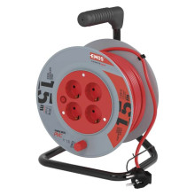 Emos Kabeltrommel 4-fach 15m 1,0mm² PVC P19515