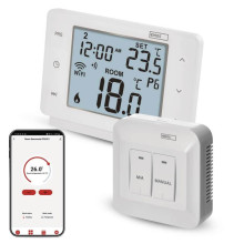 Emos Raumthermostat GoSmart WiFi programmierbar kabellos 5-35°C P56211