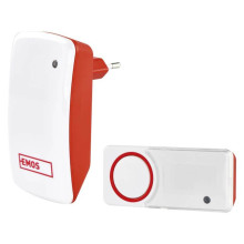 Emos Funkklingel batterielose Taste 150m bis 8 Tasten P5750