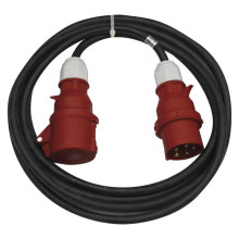 Emos Verlängerungskabel Außen CEE 5x16A 20m IP44 Gummi PM0904