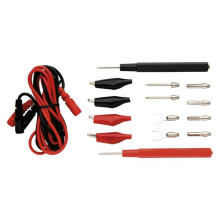 Emos Messleitungen 1A 30V/60V mit Wechselspitzen Rot Schwarz S4001N