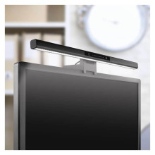 Emos LED Schreibtischleuchte 5,6W CCT warm-/neutralweiss 3000K/4000K/5000K Schwarz Aluminium 46x10,5cm Z7617