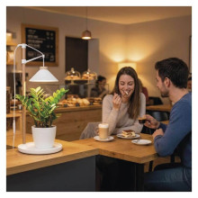 Emos LED Pflanzenleuchte 7W neutralweiss 3800K Weiß 21x21cm Z7905