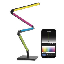 Emos LED Stehlampe GoSmart RGBIC 24W warmweiss 2700K WiFi Schwarz Aluminium ZCW34BR