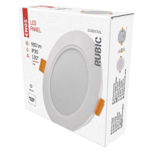 Emos LED Einbaustrahler Rubic 9W neutralweiss 4000K Weiß Ø12cm ZD1432