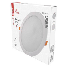 Emos LED Einbaustrahler Rubic 24W neutralweiss 4000K Weiß Ø22cm ZD1452