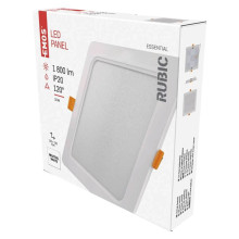 Emos LED Einbaustrahler Rubic 18W neutralweiss 4000K Weiß 17x17cm ZD2442