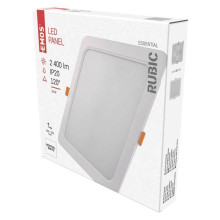 Emos LED Einbaustrahler Rubic 24W neutralweiss 4000K Weiß 22x22cm ZD2452