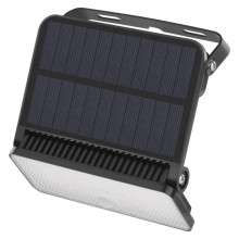 Emos LED Solar-Fluter Solo 1000lm neutralweiss 4000K Bewegungsmelder Akku IP54 Schwarz 14,5x14cm ZG121S