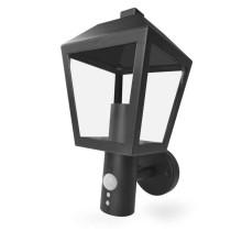 Emos LED Gartenstrahler Adenia Bewegungsmelder IP44 Schwarz Aluminium 20x15cm ZGB040P