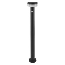 Emos LED Solar-Wegeleuchte Terion 2W warmweiss 3000K Bewegungsmelder Akku IP44 Anthrazit Edelstahl 12,5x12,5cm ZGJ0F4S