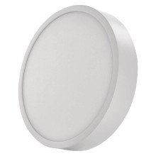 Emos LED Anbauleuchte, Deckenleuchte Nexxo 21W CCT warm-/neutralweiss 3000K/3500K/4000K Weiß Stahl Ø22,5cm ZM5143