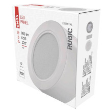 Emos LED Panel Rubic 9W neutralweiss 4000K Weiß Ø12cm ZM5432