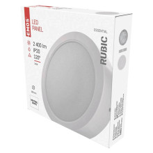 Emos LED Panel Rubic 24W neutralweiss 4000K Weiß Ø22cm ZM5452