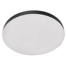 Emos LED Anbauleuchte, Deckenleuchte Dioni 18W CCT warm-/neutral-/tageslichtweiss 3000K/4000K/5700K IP55 Schwarz Ø36cm ZM7154