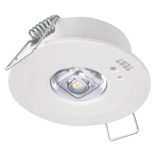Emos LED Notleuchte Orsu 1W tageslichtweiss 6500K Akku Weiß Ø5cm ZN1330