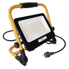 Emos LED Baustrahler Glaro 100W neutralweiss 4000K IP65 Schwarz Gelb Aluminium ZS3215