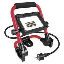 Emos LED Baustrahler Elion 20W neutralweiss 4000K IP65 Rot Schwarz Aluminium 21x14cm ZS3323