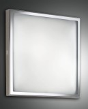 Fabas Luce Deckenleuchte Osaka E27 120x400mm verchromt, made in Italy