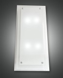 Fabas Luce Wandleuchte Maggie E27 500x95mm Weiß