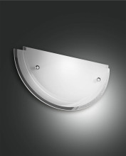 Fabas Luce Wandleuchte Hill E27 150x90mm Weiß