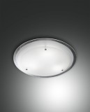 Fabas Luce Deckenleuchte Hill E27 Ø400mm Weiß