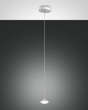 Fabas Luce LED Pendelleuchte Hale Ø100mm 8W Warmweiß Weiß