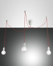 Fabas Luce Pendelleuchte Blog E27 Ø120mm Weiß