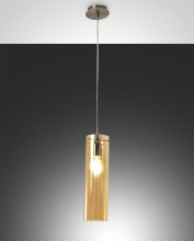 Fabas Luce Pendelleuchte Sintesi E27 Ø100mm Bernstein