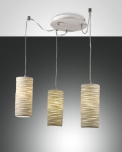Fabas Luce Pendelleuchte Marbella E27 3500x3500mm Weiß