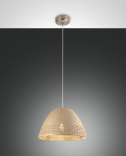 Fabas Luce Pendelleuchte Casale E27 Ø300mm Khaki