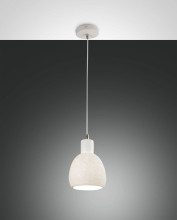 Fabas Luce Pendelleuchte Marina E27 Ø150mm Weiß