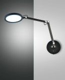 Fabas Luce LED Wandleuchte Regina 640x450mm 9W steuerbare Lichtfarbe Schwarz dimmbar