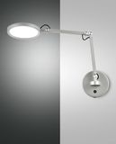 Fabas Luce LED Wandleuchte Regina 640x450mm 9W steuerbare Lichtfarbe Aluminium dimmbar