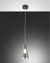 Fabas Luce Pendelleuchte Dafne E27 Ø140mm Schwarz