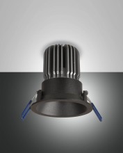 Fabas Luce LED Spot Crio round Ø82mm 11W Warmweiß Schwarz dimmbar