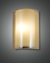 Fabas Luce Wandleuchte Maribel E27 325x115mm Bernstein