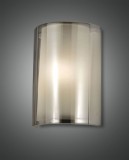 Fabas Luce Wandleuchte Maribel E27 325x115mm Grau